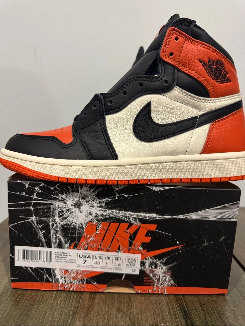 NIKE AIR JORDAN 1 RETRO HIGH OG SHATTERED BACKBOARD MEN SHOES